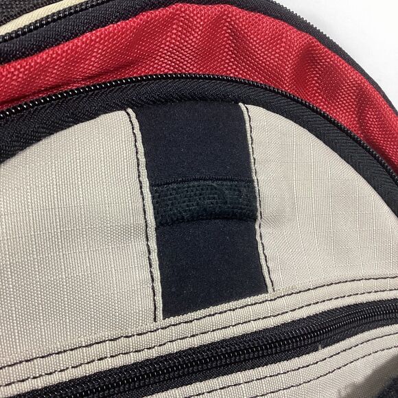 Samsonite Backpack - Gray/Red/Black - Padded Sleeve - Multi-Compartment - Picture 9 of 12